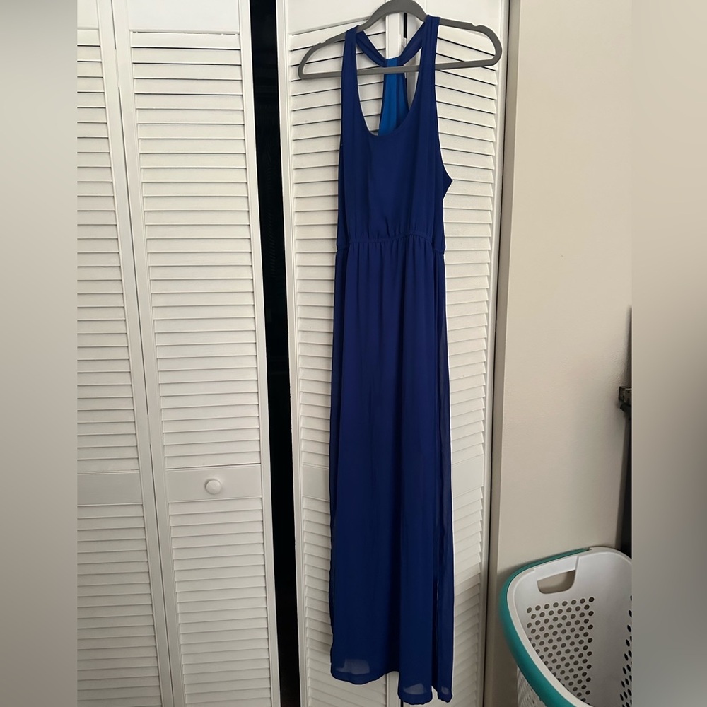 Dee Elle Navy maxi dress
